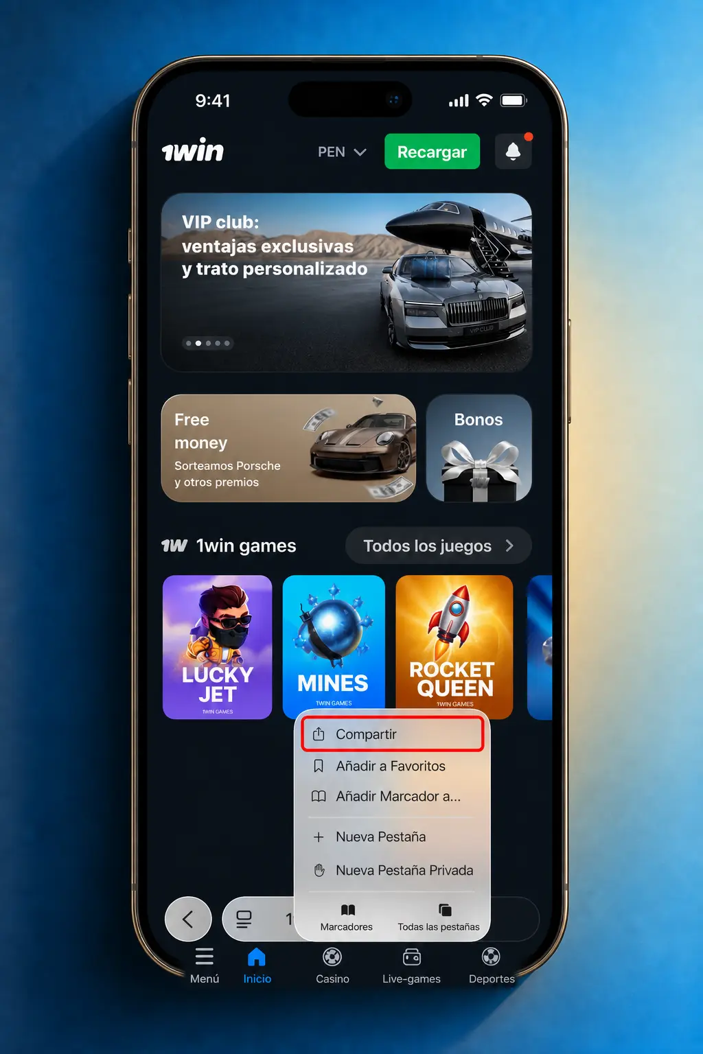 Cómo Descargar e Instalar la App 1win para iOS